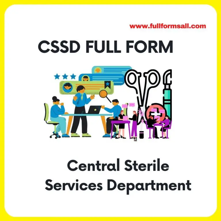 CSSD FULL FORM - FULLFORMSALL