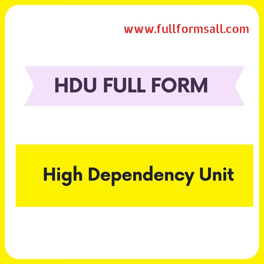 HDU FULL FORM 