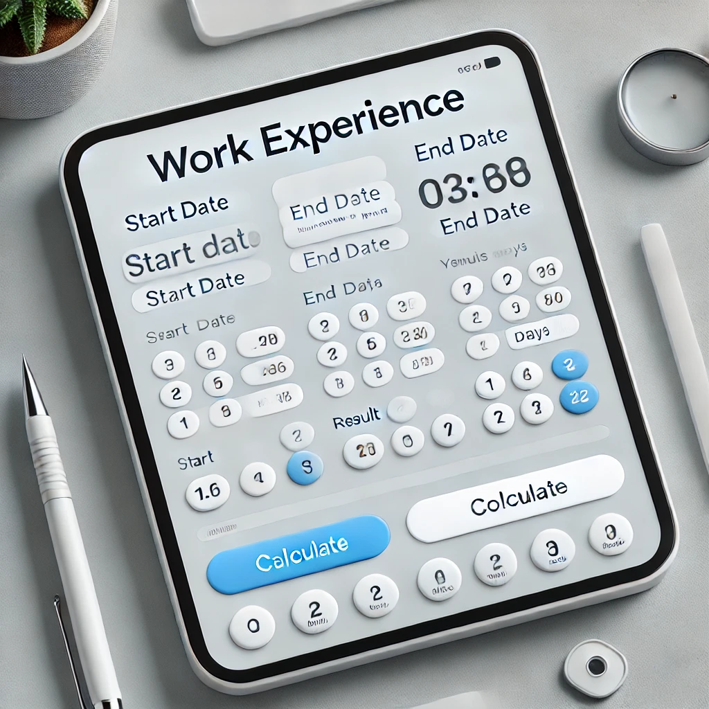 Work Experience Calculator