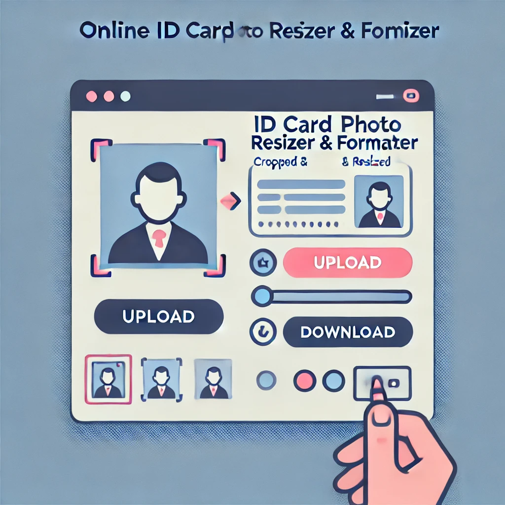 ID Card Photo Resizer & Formatter tool